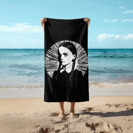 Wednesday Addams Beach Towels