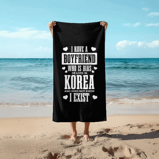 K-Pop Fan Gift Korean Pop Music Beach Towels