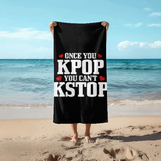 K-Pop Fan Gift Korean Pop Music Beach Towels