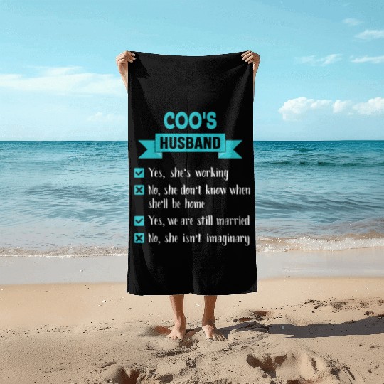 COO's Husband Checklist Awesome Gift Beach Towels