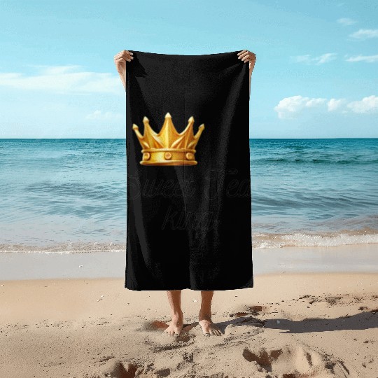 sweet tea king Beach Towels