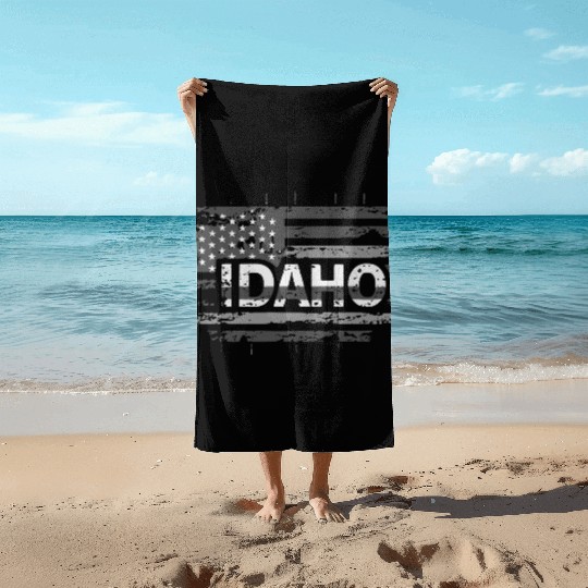 Gem State Glory IDAHO STATE Beach Towels