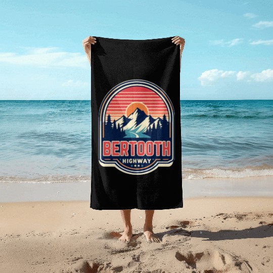 Beartooth Highway US 212 Beach Towels