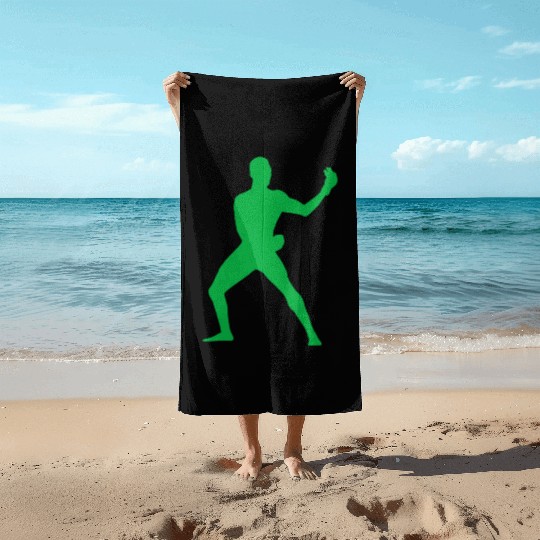 Israel Adesanya Green Active Beach Towels