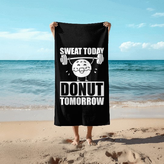 Fitness Donut Funny Donut Gym Beach Towels