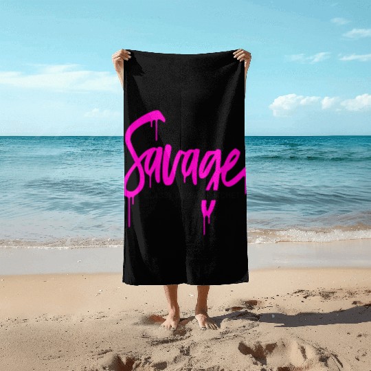 Savage classy bougie ratchet Beach Towels