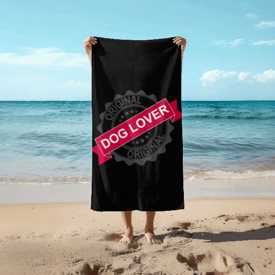 Original Dog lover Seal Beach Towels