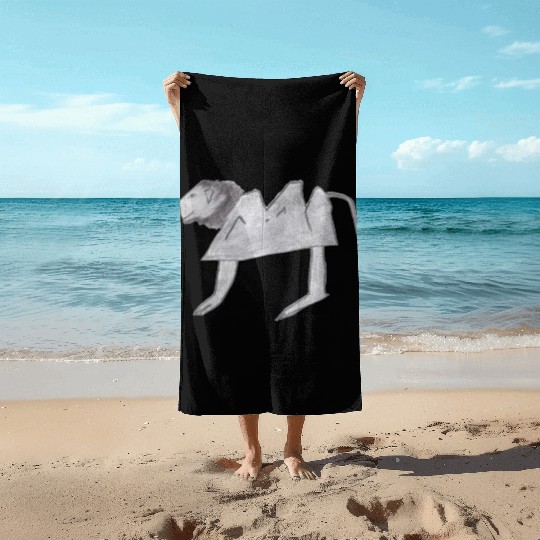 Mountain Lion Beach Towels