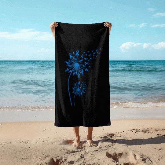 ALS Awareness Never Give Up Beach Towels