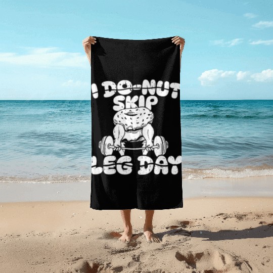 Fitness Donut Funny Donut Gym Beach Towels