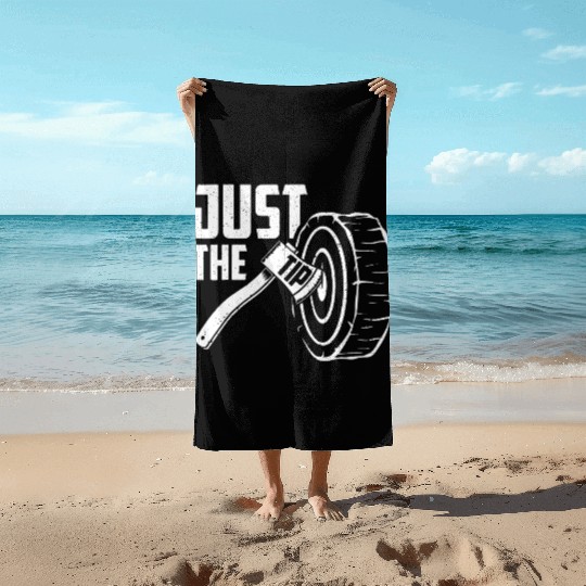Axe Throwing Just The Tip Beach Towels
