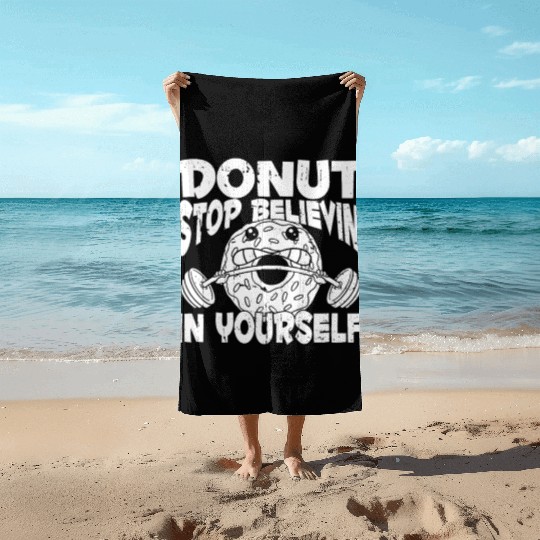 Fitness Donut Funny Donut Gym Beach Towels