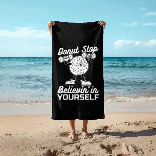 Fitness Donut Funny Donut Gym Beach Towels