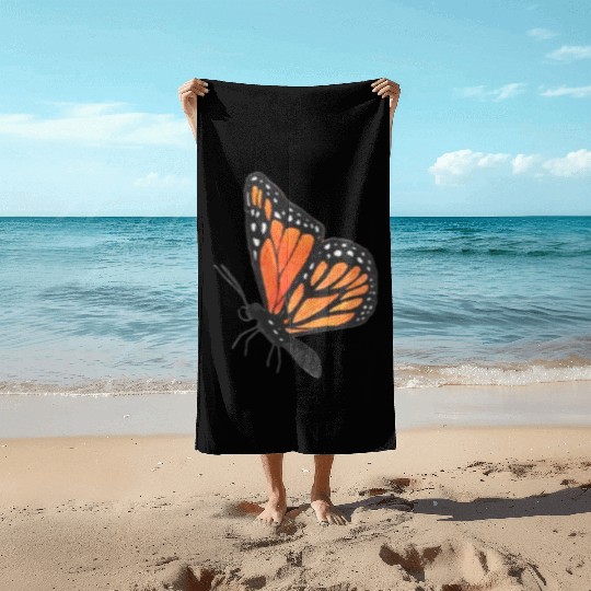 Monarch butterfly 1 Beach Towels