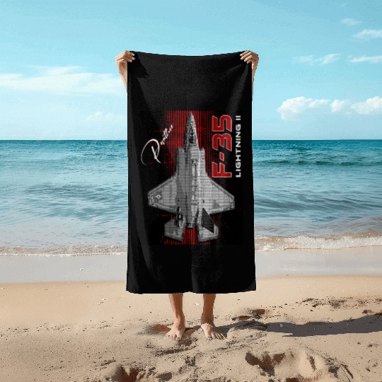 Lockheed Martin F-35 Lightning II Beach Towels