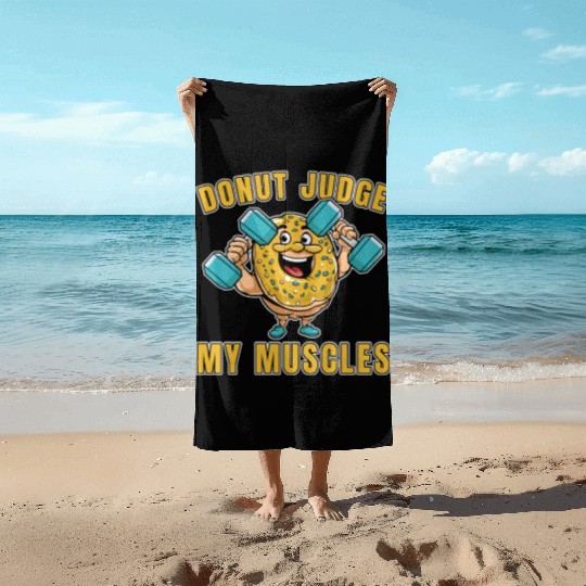 Fitness Donut Funny Donut Gym Beach Towels