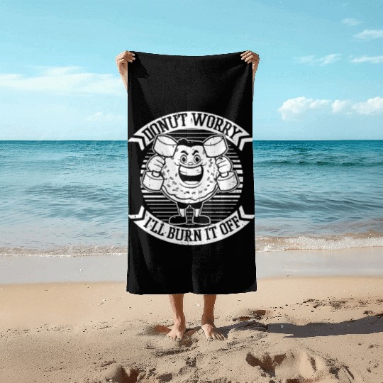 Fitness Donut Funny Donut Gym Beach Towels