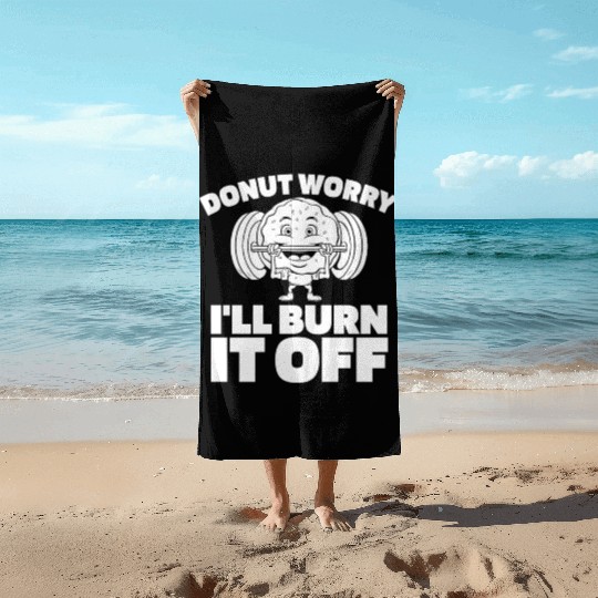 Fitness Donut Funny Donut Gym Beach Towels