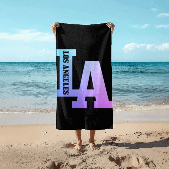 Los Angeles California LA Gift Beach Towels