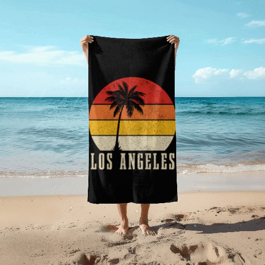 Los Angeles California LA Gift Beach Towels