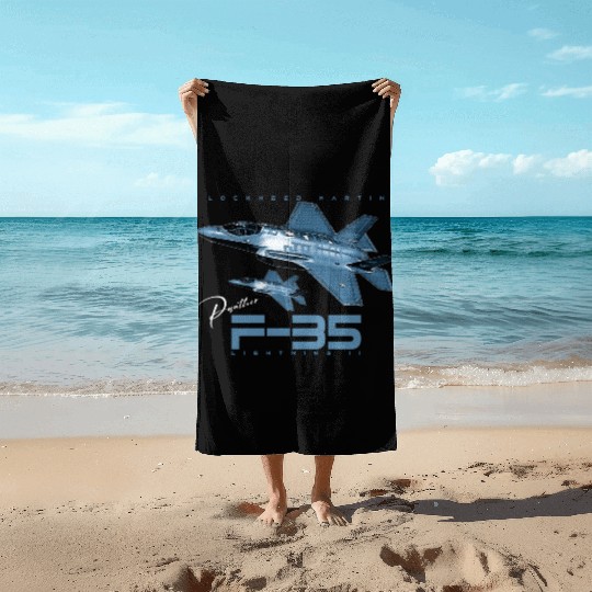 Lockheed Martin F-35 Lightning II Beach Towels