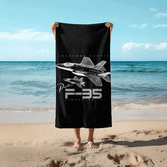 Lockheed Martin F-35 Lightning II Beach Towels