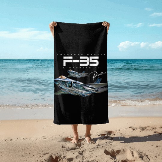 Lockheed Martin F-35 Lightning II Beach Towels