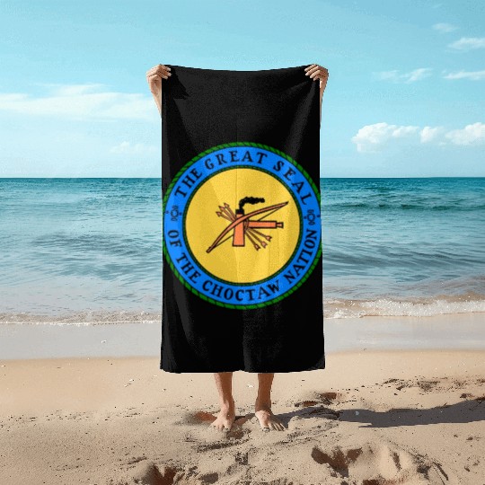 The Great Seal of Choctaw Nation of Oklahoma Beach Towels