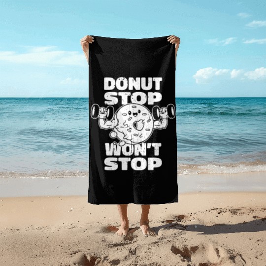 Fitness Donut Funny Donut Gym Beach Towels