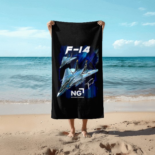 F-14 Tomcat Fighterjet Beach Towels