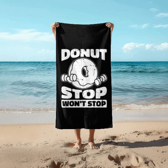 Fitness Donut Funny Donut Gym Beach Towels