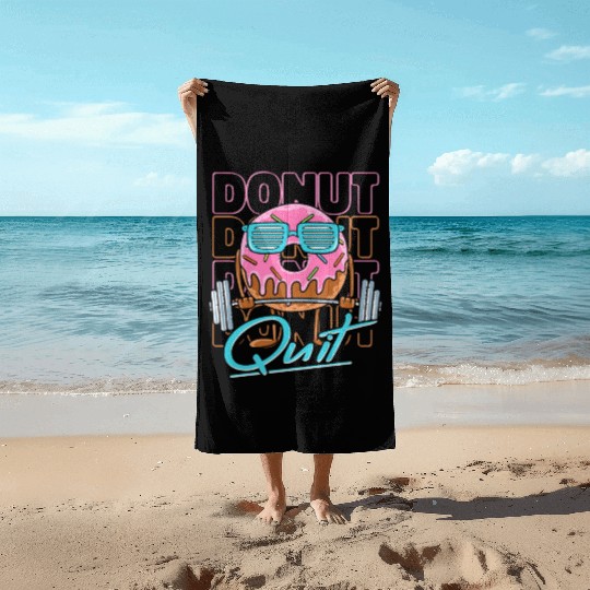 Fitness Donut Funny Donut Gym Beach Towels