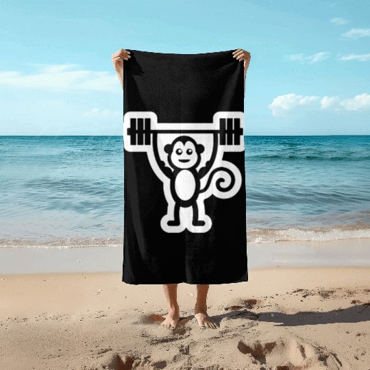 Muscle Gym Monkey Beach Towels