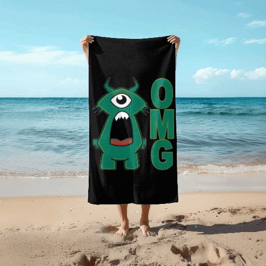 OMG Monster Beach Towels