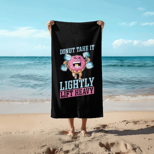 Fitness Donut Funny Donut Gym Beach Towels