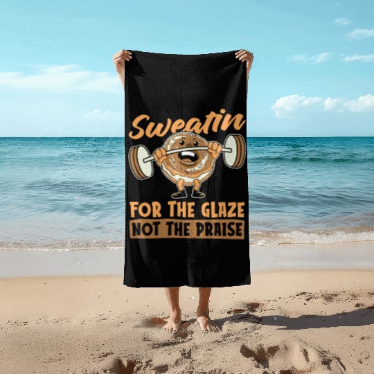 Fitness Donut Funny Donut Gym Beach Towels