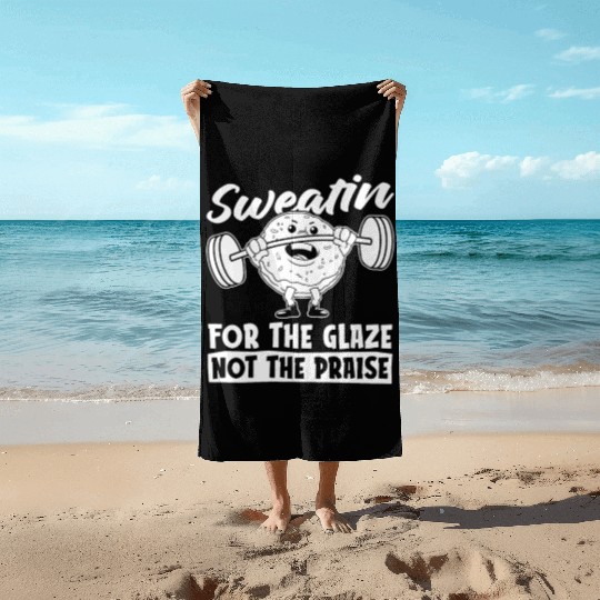 Fitness Donut Funny Donut Gym Beach Towels