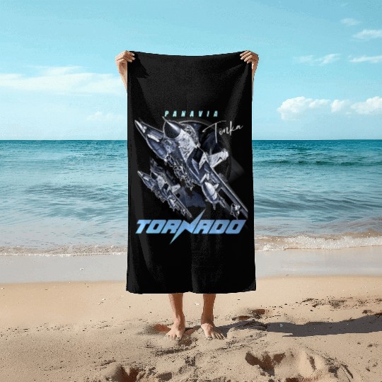 Panavia Tornado European Air Force Fighterjet Beach Towels