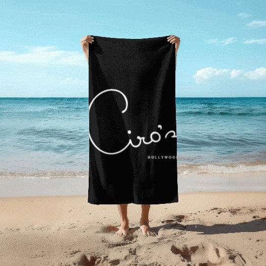 Ciro's Hollywood Vintage Beach Towels Landmark LA Club
