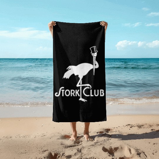 Stork Club Vintage Design Hollywood Club Beach Towels