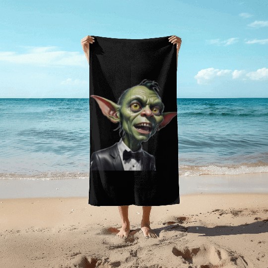 Green Goblin with Tuxedo Beach Towels