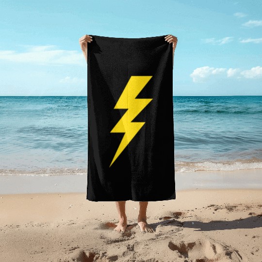 Lightning Bolt Beach Towels