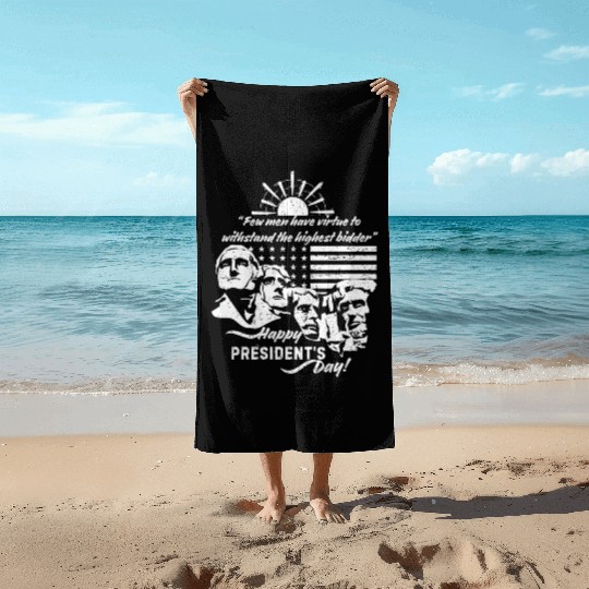 Presidents Day USA Beach Towels