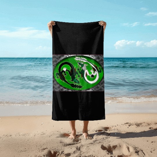 Yang and Ying Beach Towels