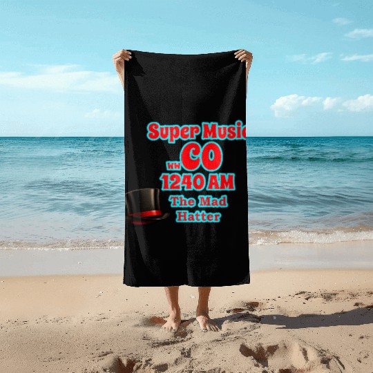 WWCO The Mad Hatter Beach Towels