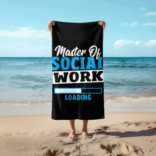 Caseworker Political Science Social Worker Beach Towels