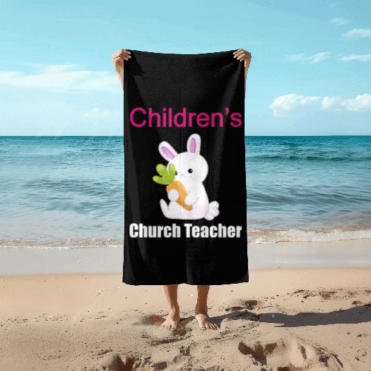 Children's Church Sunday Schhol Teacher Beach Towels