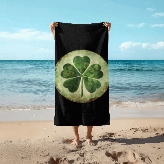 Vintage Clover Beach Towels