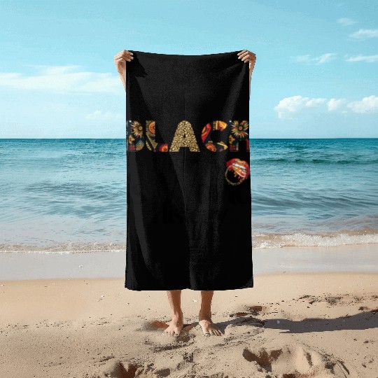 Emancipate: Black History, World Story Beach Towels