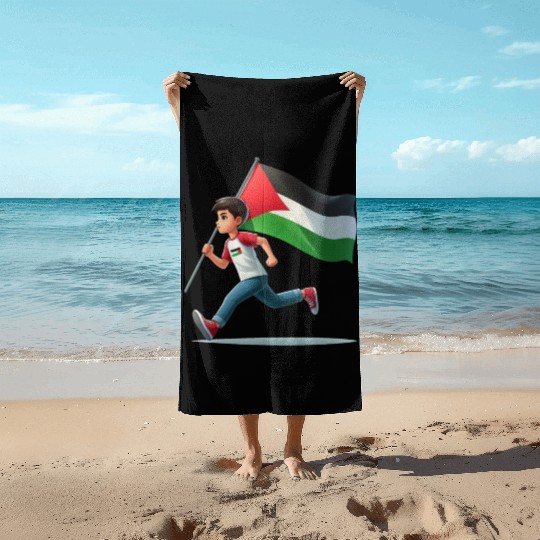 Free Palestine Beach Towels